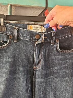 Carhartt Women's Straight Leg Denim Jeans - Blue
